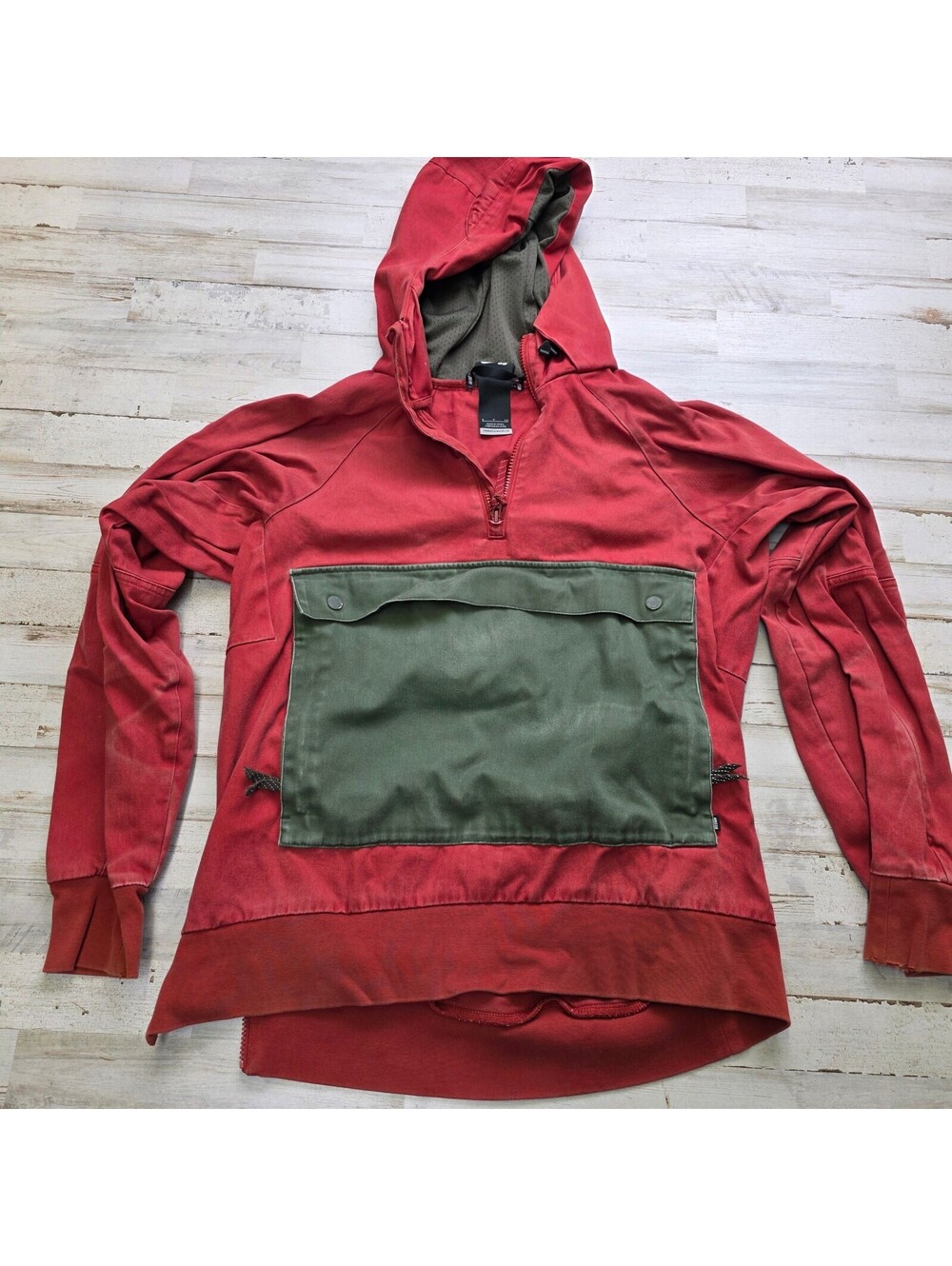 VTG Y2K Nike SB Everett Anorak Jacket S Pullover Skate Streetwear Big Pocket
